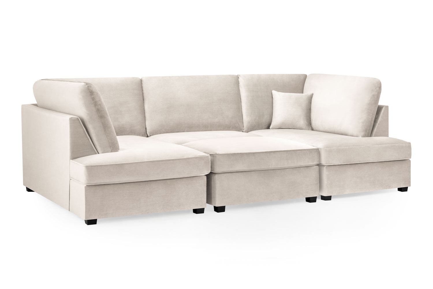 Carnaby Sofa (Black U Shape Corner)
