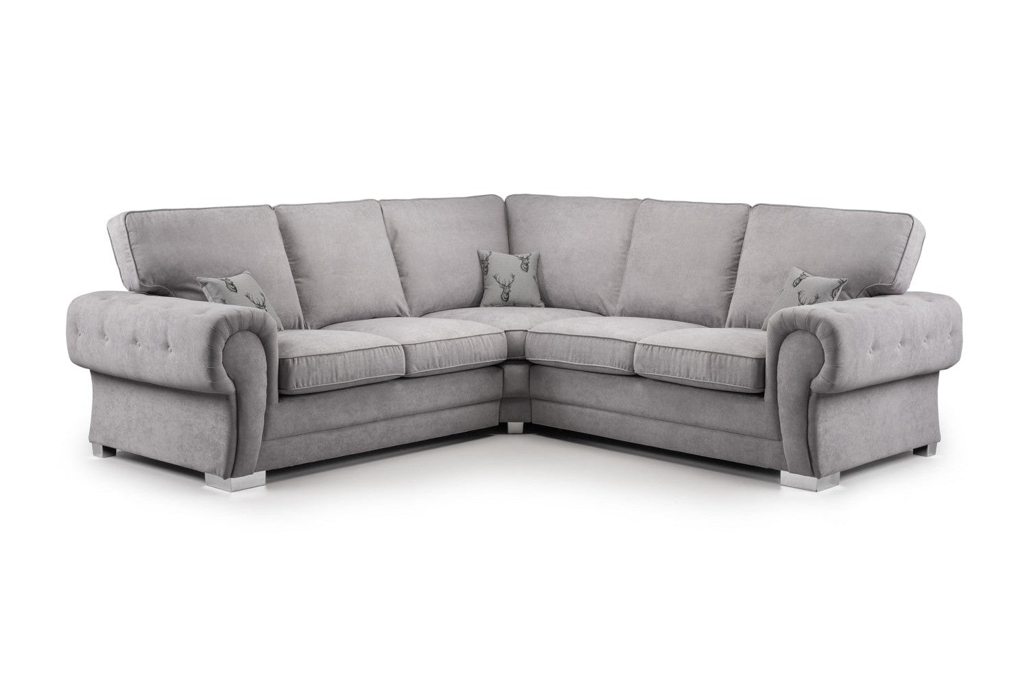 Verona Fullback Sofa (Grey Large Corner)