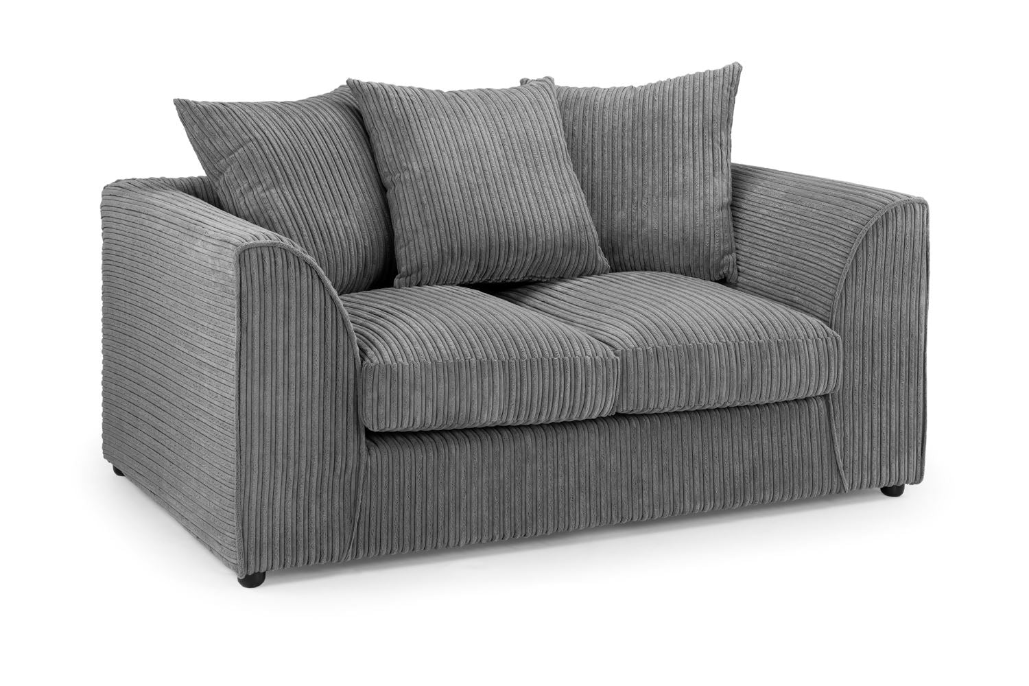 Harley Jumbo Sofa (Grey 2 Seater)