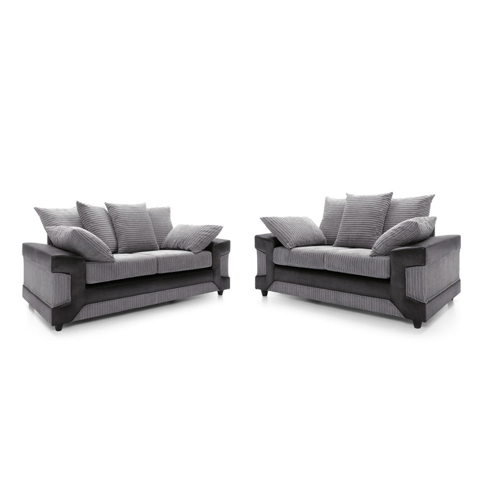 Dino 3+2 Seater Sofa grey